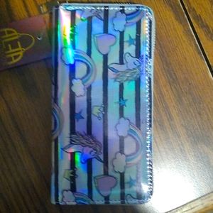 Alfa Bags wallet unicorns and rainbows NEW